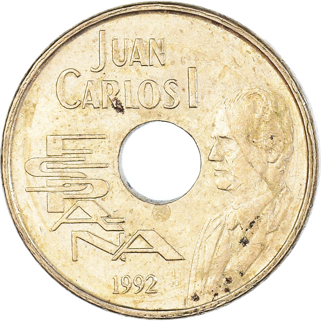 Monnaie, Espagne, 25 Pesetas, 1992