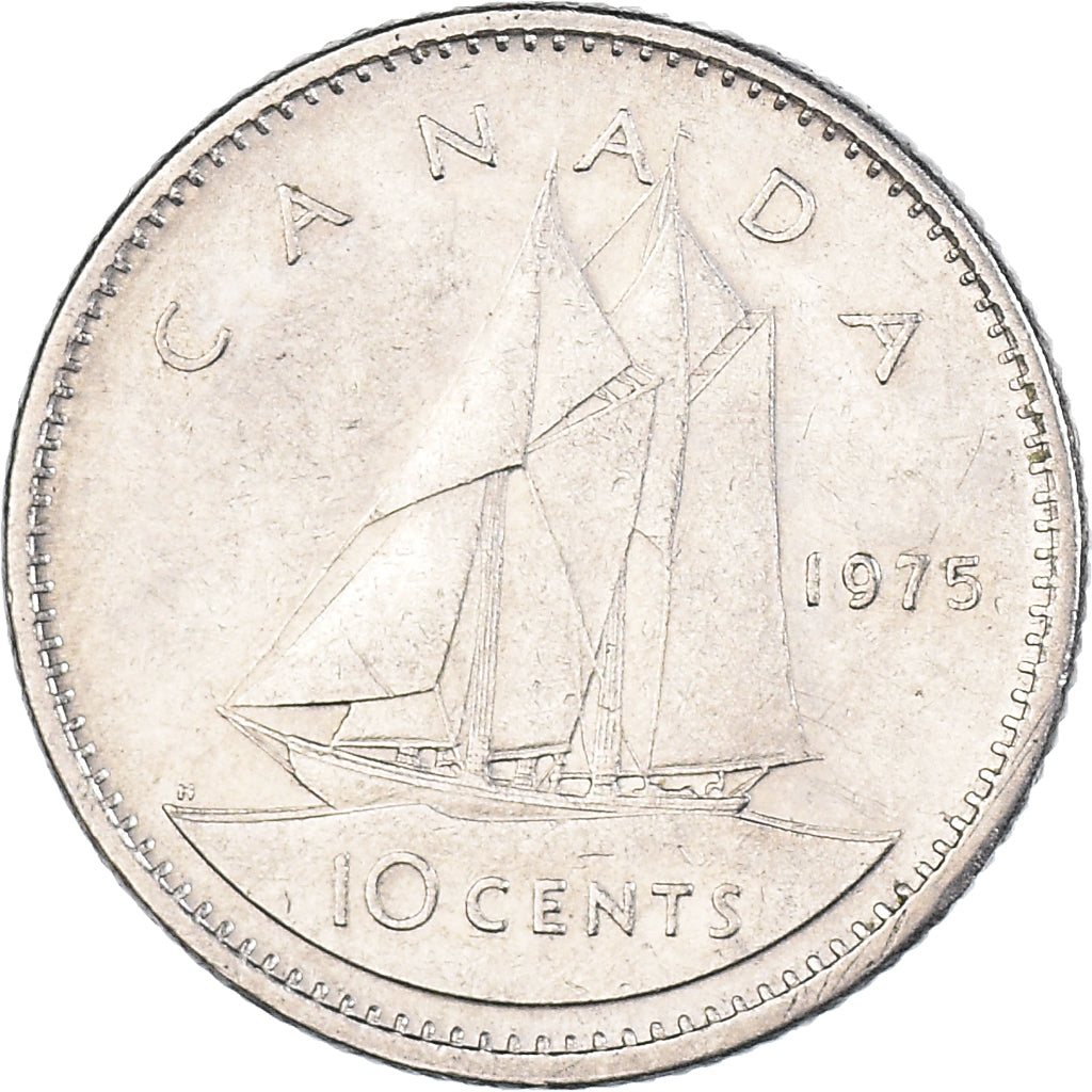Moneta, Canada, 10 Cents, 1975