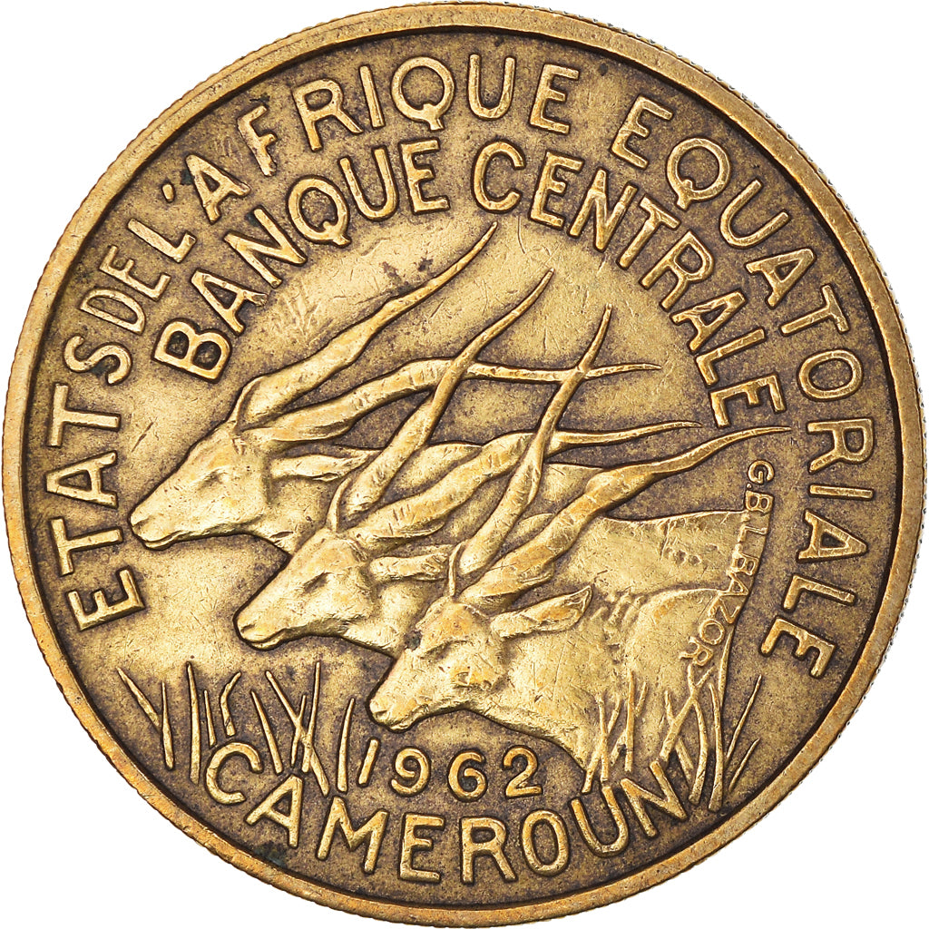 Moneta, Stati dell’Africa equatoriale, 25 Francs, 1962, Paris, BB+