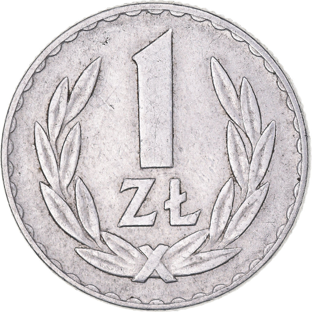 Moneta, Polska, Zloty, 1949, Warsaw, VF(30-35), Aluminium, KM:45a