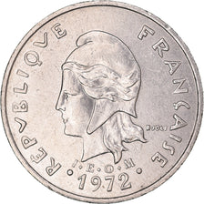 Moneta, Nuova Caledonia, 20 Francs, 1972, Paris, BB+, Nichel, KM:12