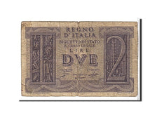 Italy, 2 Lire, 1939, KM #27, VF(20-25), 250637489