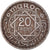 Moneta, Marocco, Mohammed V, 20 Francs, AH 1366/1946, Paris, BB, Rame-nichel