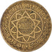 Munten, Marokko, Mohammed V, 5 Francs, AH 1365/1946, Paris, ZF, Aluminum-Bronze