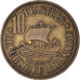 Moneta, Libano, 10 Piastres, 1955, Paris, BB, Alluminio-bronzo, KM:23