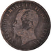 Moeda, Itália, Vittorio Emanuele II, 5 Centesimi, 1861, Milan, G(4-6), Cobre