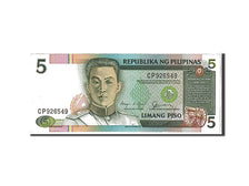 Banknote, Philippines, 5 Piso, 1987, AU(55-58)