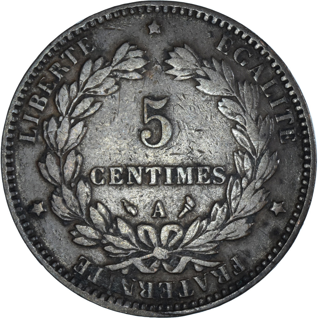 Coin, France, Cérès, 5 Centimes, 1897, Paris, EF(40-45), Bronze, KM:821.1