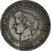 Coin, France, Cérès, 5 Centimes, 1896, Paris, faisceau, VF(20-25), Bronze