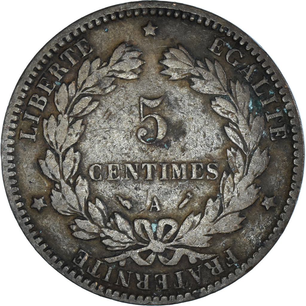 Coin, France, Cérès, 5 Centimes, 1896, Paris, faisceau, VF(20-25), Bronze