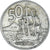 Moneda, Nueva Zelanda, Elizabeth II, 50 Cents, 1975, Royal Mint, BC+, Cobre -