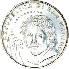San Marino, 5 Euro, Caravaggio, 2010, Rome, MS(65-70), Silver, KM:496