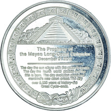 Mexique, Médaille, CALENDRIER MAYA, Religions & beliefs, 2012, AZTEQUE