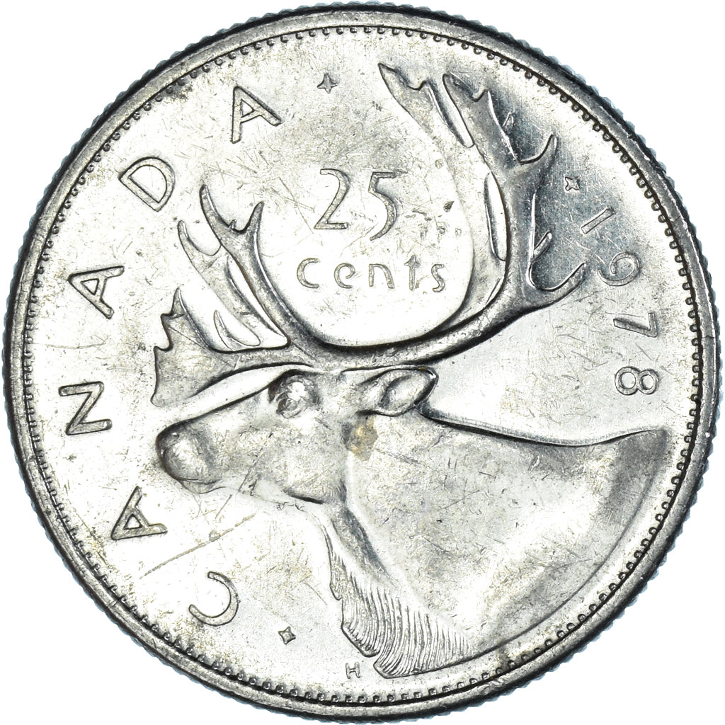 Moneta, Canada, Elizabeth II, 25 Cents, 1978, Royal Canadian Mint, Ottawa