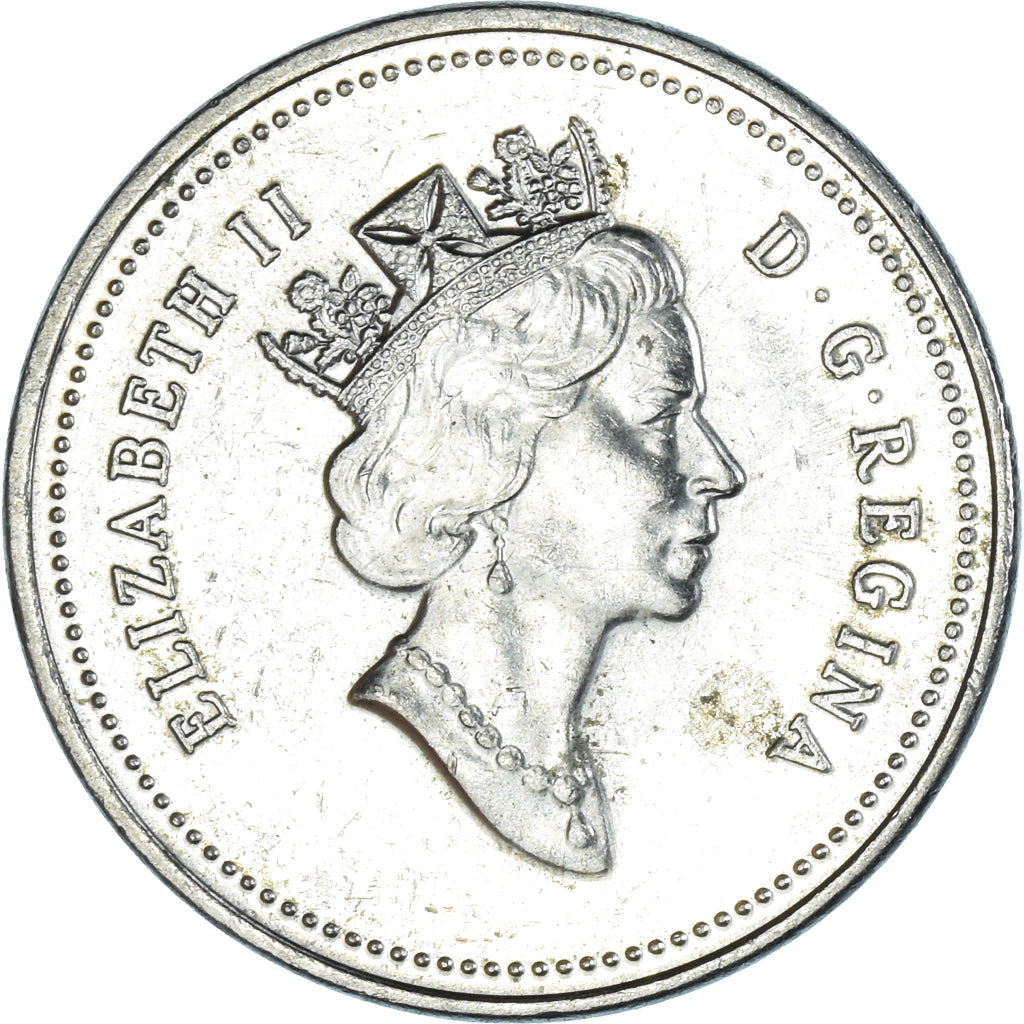 Moneta, Canada, Elizabeth II, 5 Cents, 1992, Royal Canadian Mint, Ottawa