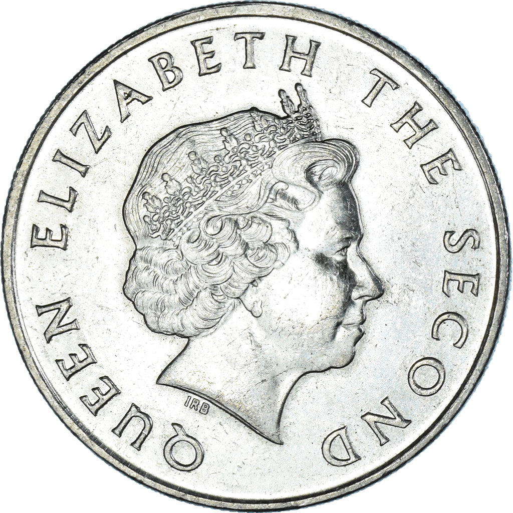 Coin, East Caribbean States, Elizabeth II, 25 Cents, 2007, British Royal Mint