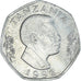 Munten, Tanzania, 20 Shilingi, 1992, Royal Canadian Mint, Eléphant, ZF+, Nickel