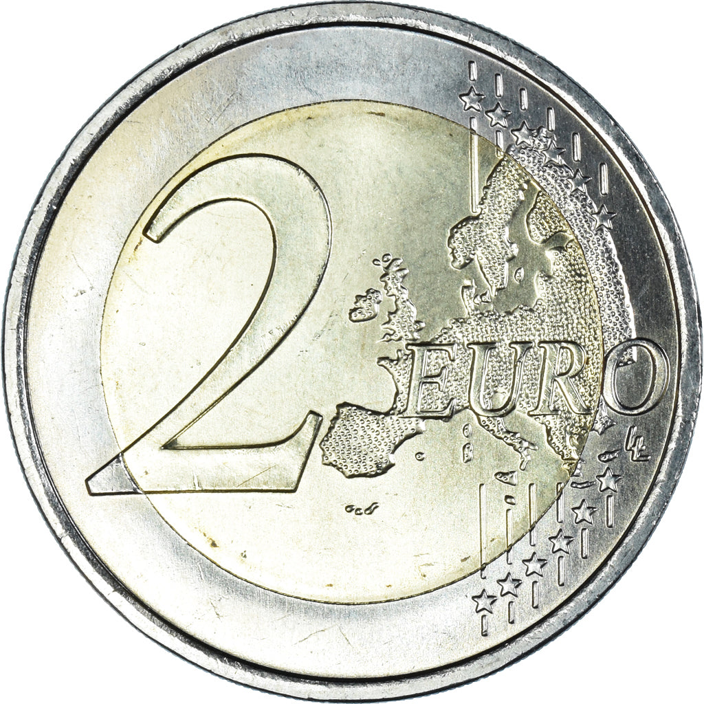 Portugal, 2 Euro, Présidence de l'UE, 2007, Lisbon, MS(63), Bi-Metallic, KM:772