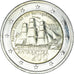 Estonia, 2 Euro, Antarctique, 2020, SAIL, MS(63), Bi-Metallic, KM:New