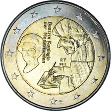 Pays-Bas, 2 Euro, 2011, Bruxelles, SPL, Bimétallique, KM:298