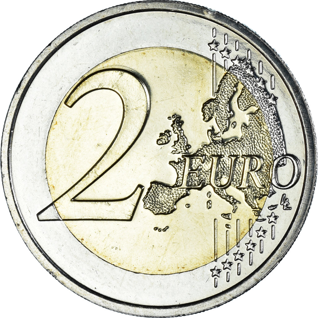 Pays-Bas, 2 Euro, Willem-Alexander, Beatrix Prinses, 2014, SPL, Bimétallique