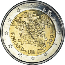 Finland, 2 Euro, Finland - Un, 2005, Vantaa, MS(63), Bi-Metallic, KM:119