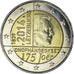 Luxembourg, 2 Euro, 175 Joer, 2014, Utrecht, SPL, Bimétallique, KM:New