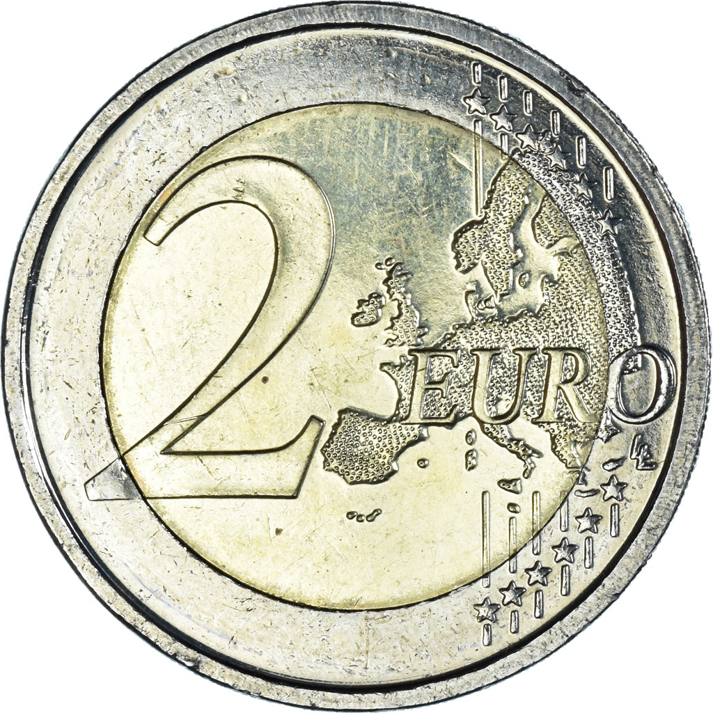 Belgique, 2 Euro, EU Council Presidency, 2010, Bruxelles, SPL, Bimétallique