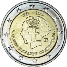 Belgien, 2 Euro, Queen Elisabeth, 2012, Brussels, UNZ, Bi-Metallic, KM:317