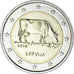 Letland, 2 Euro, Industrie laitière, 2016, Stuttgart, UNC-, Bi-Metallic