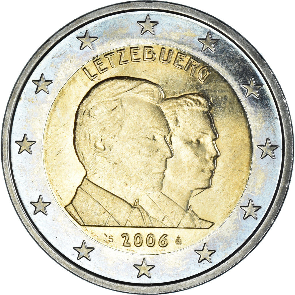 Luxembourg, 2 Euro, 2006, Utrecht, MS(63), Bi-Metallic, KM:88