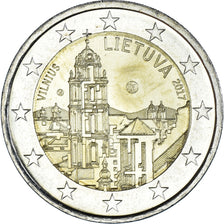 Lithuania, 2 Euro, Vilnius, 2017, MS(63), Bi-Metallic, KM:New