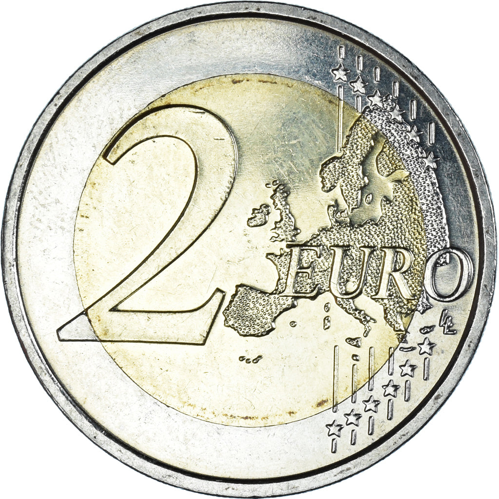 Latvia, 2 Euro, Riga, 2014, Stuttgart, MS(63), Bi-Metallic, KM:157