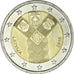 Latvia, 2 Euro, 100 ans des pays baltes, 2018, MS(63), Bi-Metallic, KM:New