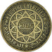 Coin, Morocco, Mohammed V, 50 Francs, 1951, Paris, AU(50-53), Aluminum-Bronze