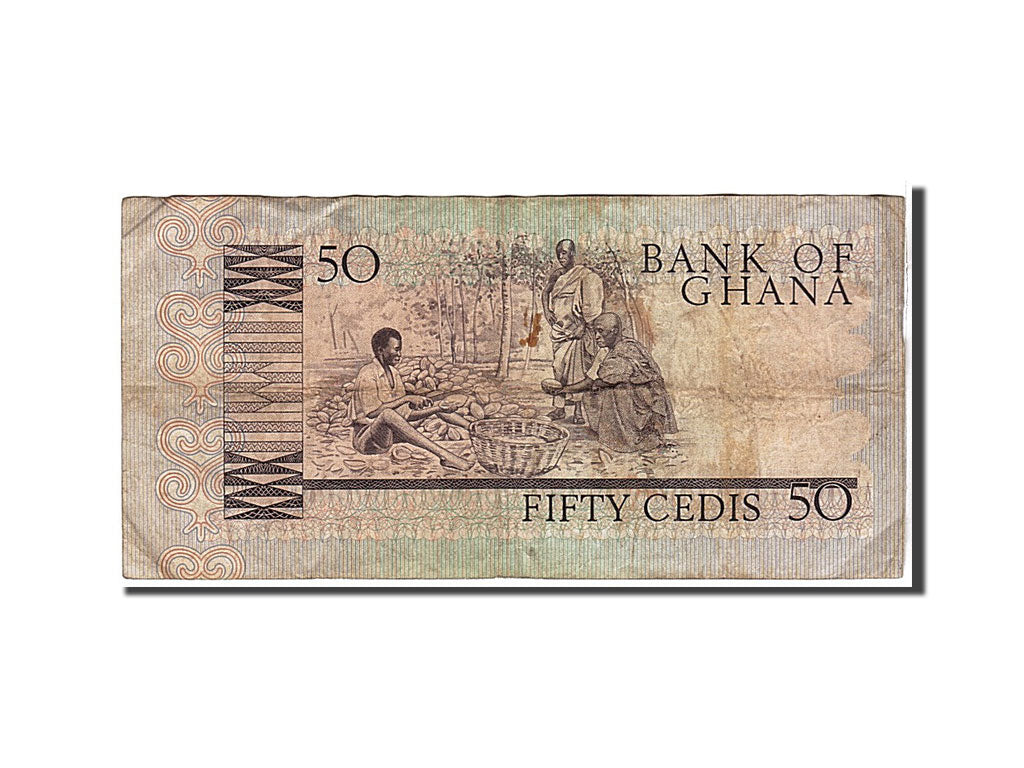 Ghana, 50 Cedis, 1979, KM #22b, EF(40-45), AB3541348