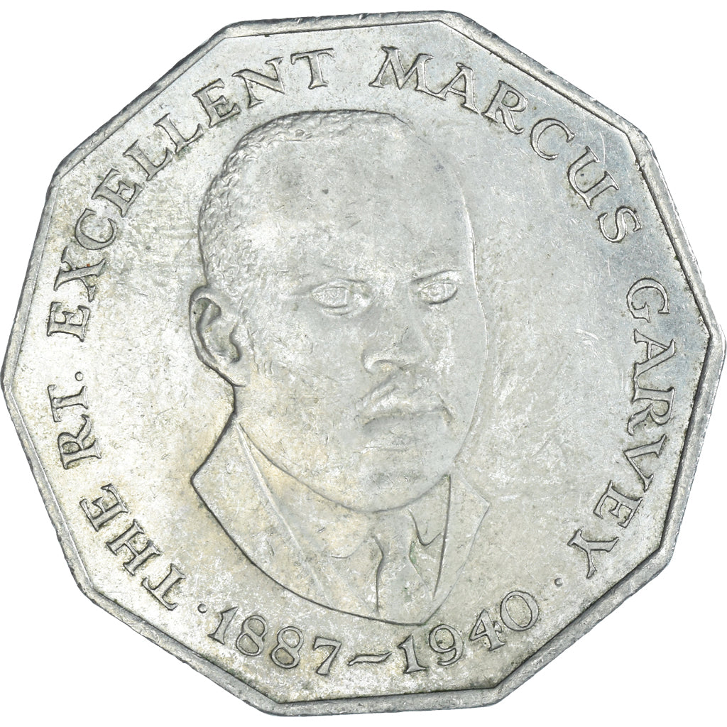 Coin, Jamaica, Elizabeth II, 50 Cents, 1989, British Royal Mint, EF(40-45)