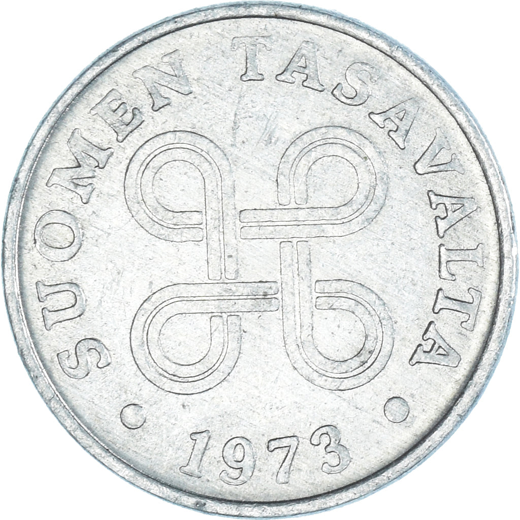 Monnaie, Finlande, Penni, 1973, Helsinki, SUP+, Aluminium, KM:44a