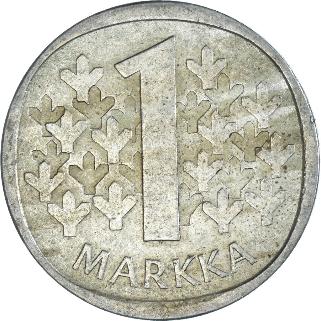 Moneta, Finlandia, Markka, 1980, Helsinki, EF(40-45), Miedź-Nikiel, KM:49a