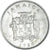Moneda, Jamaica, Elizabeth II, 20 Cents, 1989, Franklin Mint, MBC, Cobre -