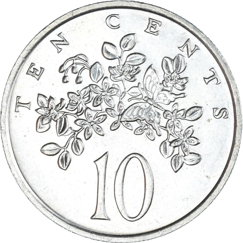 Moneta, Giamaica, Elizabeth II, 10 Cents, 1989, Franklin Mint, SPL, Rame-nichel