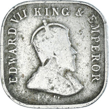 Coin, Ceylon, Edward VII, 5 Cents, 1910, Royal Mint, VF(20-25), Copper-nickel