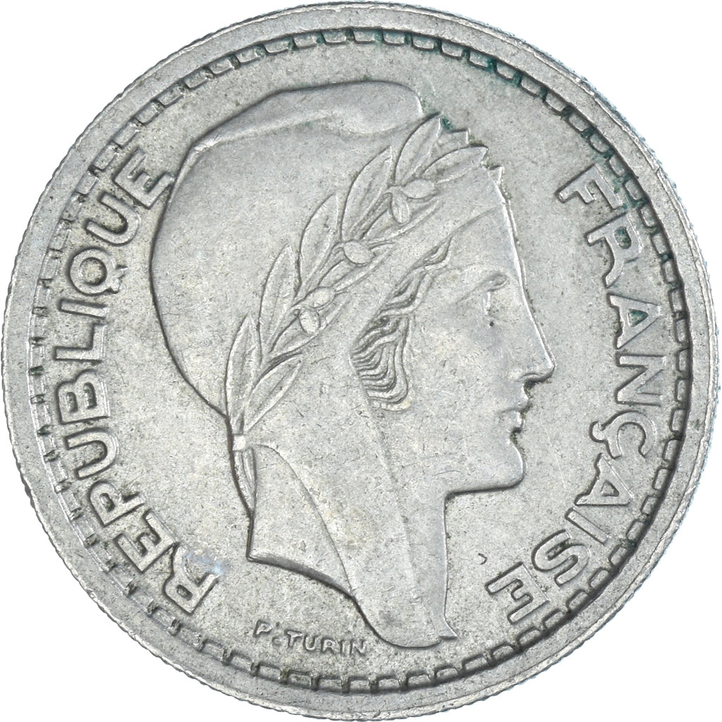 Coin, Algeria, 20 Francs, 1949, Paris, VF(30-35), Copper-nickel