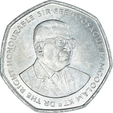 Coin, Mauritius, 10 Rupees, 1997, AU(50-53), Copper-nickel, KM:61