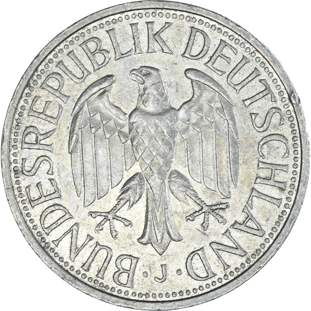 Coin, GERMANY - FEDERAL REPUBLIC, Mark, 1981, Hambourg, EF(40-45)