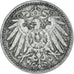 Moneda, ALEMANIA - IMPERIO, Wilhelm II, 5 Pfennig, 1901, Hambourg, BC+, Cobre -