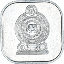 Coin, Sri Lanka, 5 Cents, 1978, British Royal Mint, AU(55-58), Aluminum, KM:139a