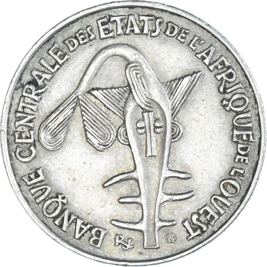 Moneda, Estados del África Occidental, 50 Francs, 1974, MBC, Cobre - níquel
