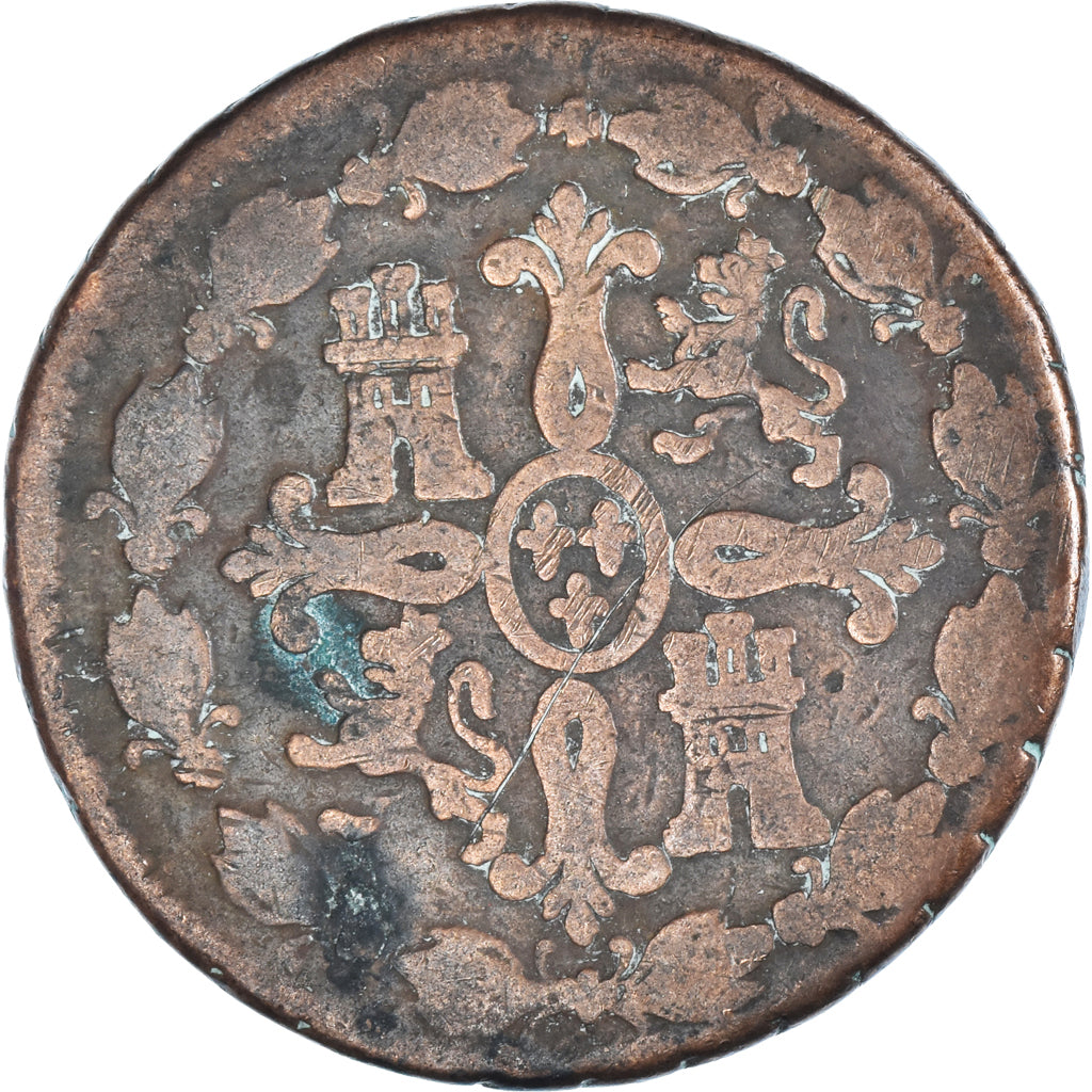 Coin, Spain, 8 Maravedis, 1779, Segovia, F(12-15), Copper