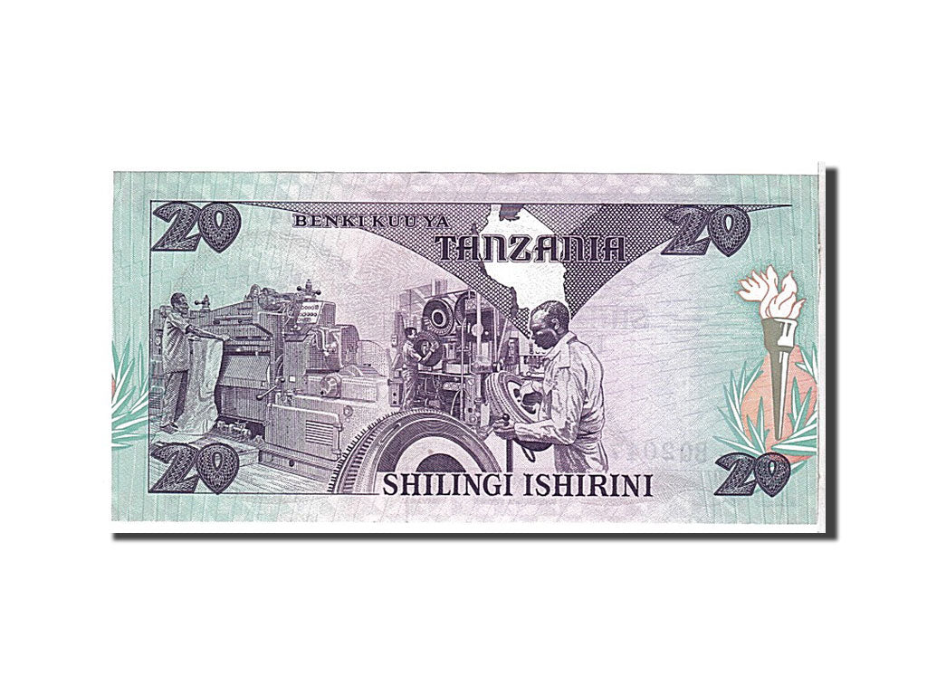 Tanzania, 20 Shilingi, 1987, KM #15, UNC(63), BQ204714
